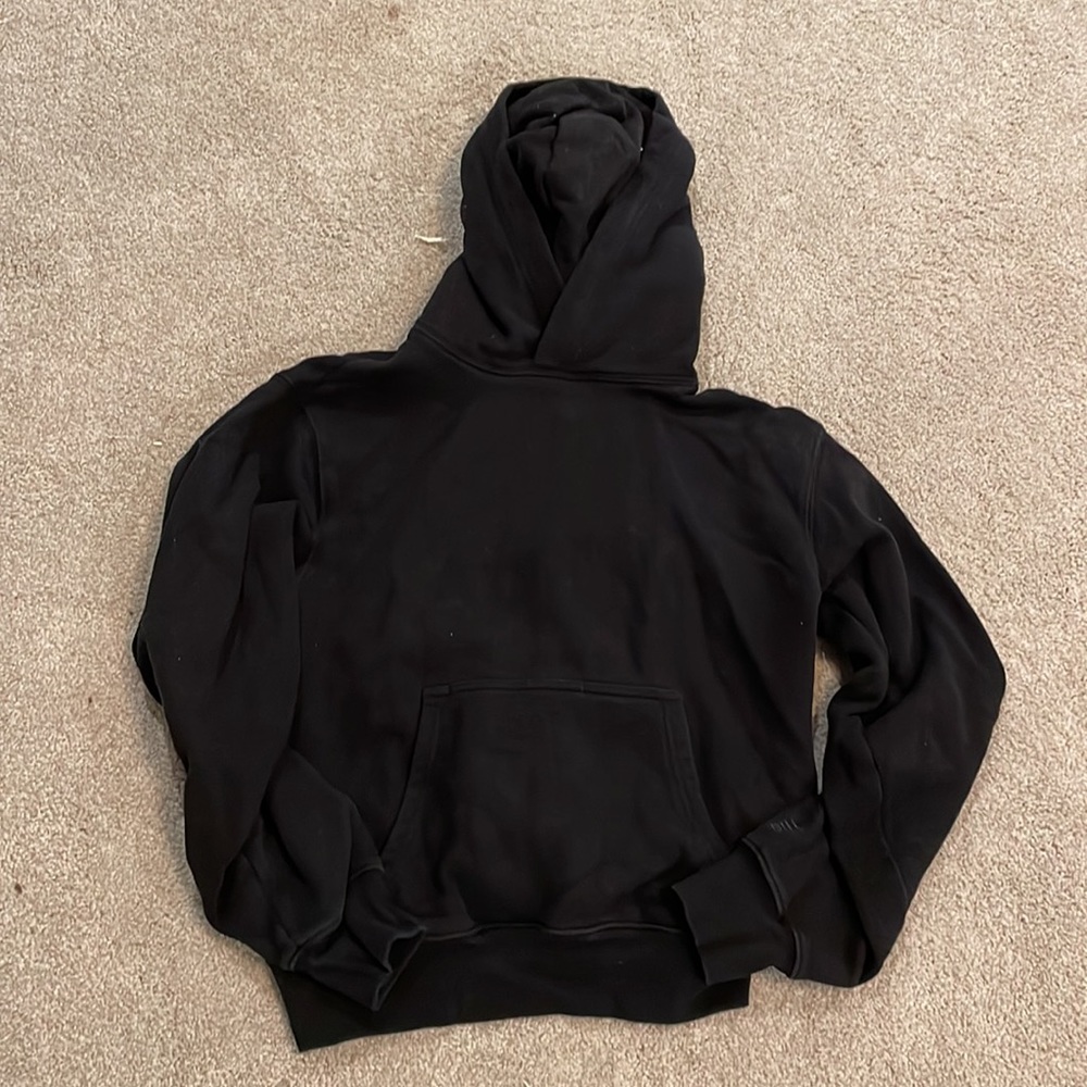 Aritzia cozy fleece perfect hoodie black, xs - Picture 2 of 4